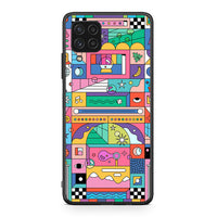 Thumbnail for Samsung A22 4G Bubbles Soap θήκη από τη Smartfits με σχέδιο στο πίσω μέρος και μαύρο περίβλημα | Smartphone case with colorful back and black bezels by Smartfits