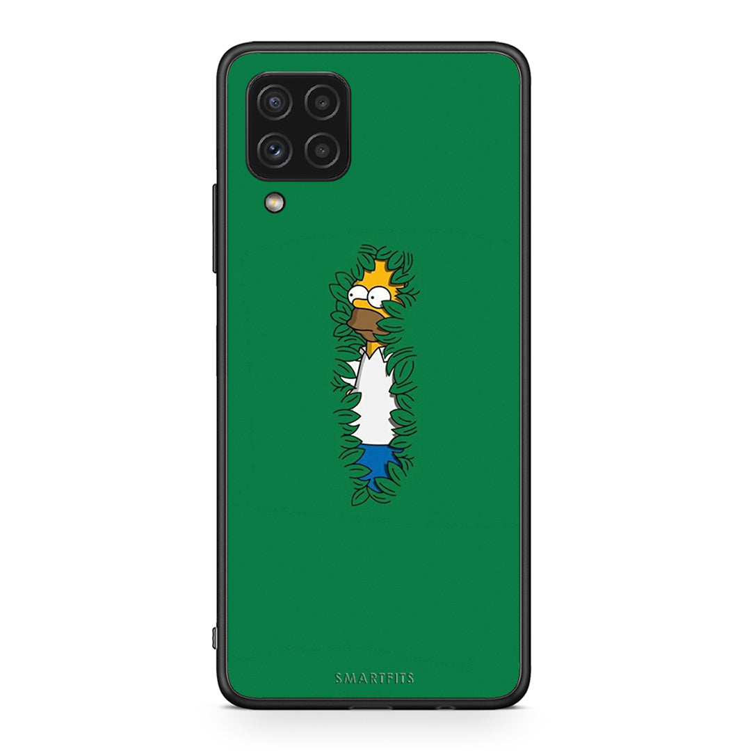 Samsung A22 4G Bush Man Θήκη Αγίου Βαλεντίνου από τη Smartfits με σχέδιο στο πίσω μέρος και μαύρο περίβλημα | Smartphone case with colorful back and black bezels by Smartfits