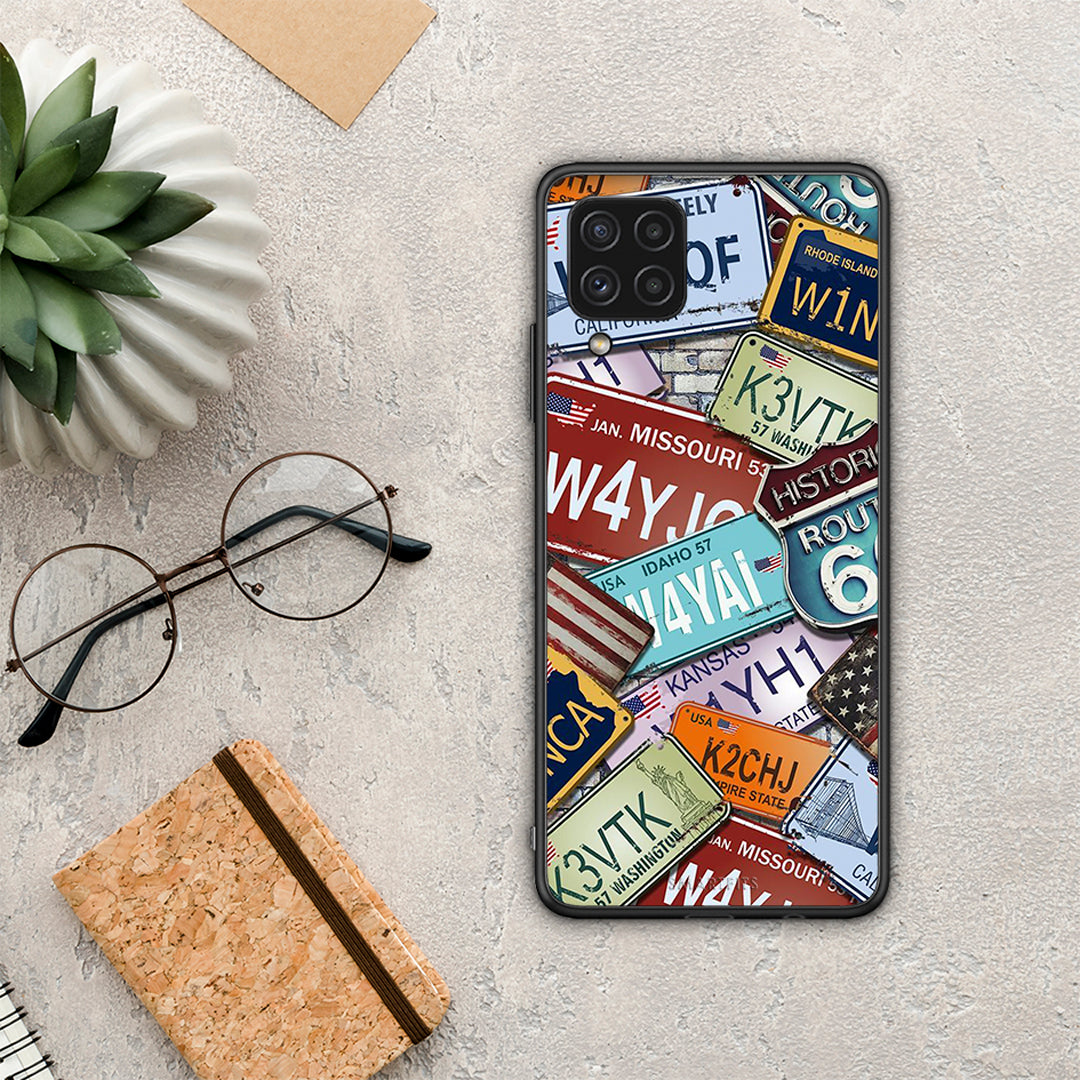 Car Plates - Samsung Galaxy A22 4G θήκη