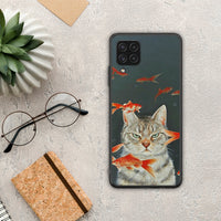 Thumbnail for 228 Cat Goldfish - Samsung Galaxy A22 4G θήκη