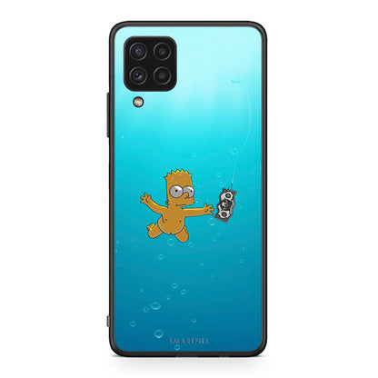 Samsung A22 4G Chasing Money θήκη από τη Smartfits με σχέδιο στο πίσω μέρος και μαύρο περίβλημα | Smartphone case with colorful back and black bezels by Smartfits