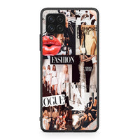Thumbnail for Samsung A22 4G Collage Fashion Θήκη Αγίου Βαλεντίνου από τη Smartfits με σχέδιο στο πίσω μέρος και μαύρο περίβλημα | Smartphone case with colorful back and black bezels by Smartfits