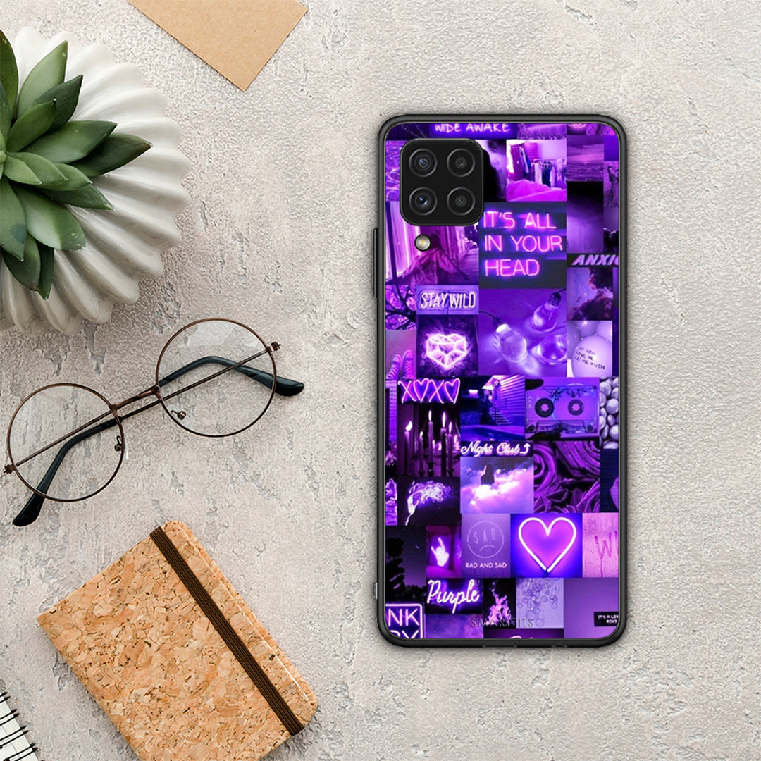 Collage Stay Wild - Samsung Galaxy A22 4G θήκη