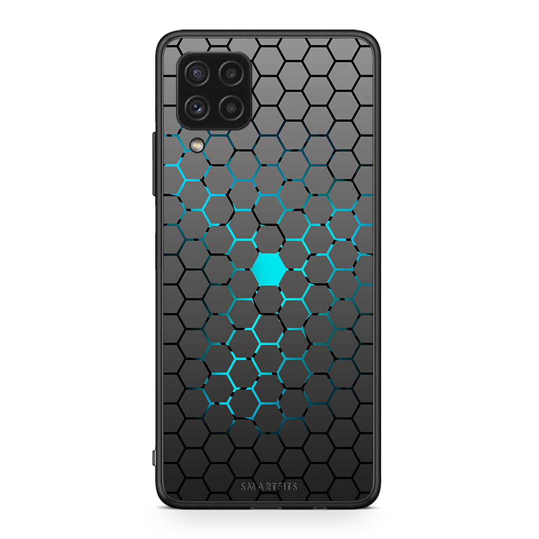 40 - Samsung A22 4G Hexagonal Geometric case, cover, bumper