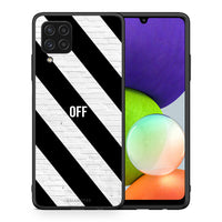 Thumbnail for Θήκη Samsung A22 4G Get Off από τη Smartfits με σχέδιο στο πίσω μέρος και μαύρο περίβλημα | Samsung A22 4G Get Off case with colorful back and black bezels