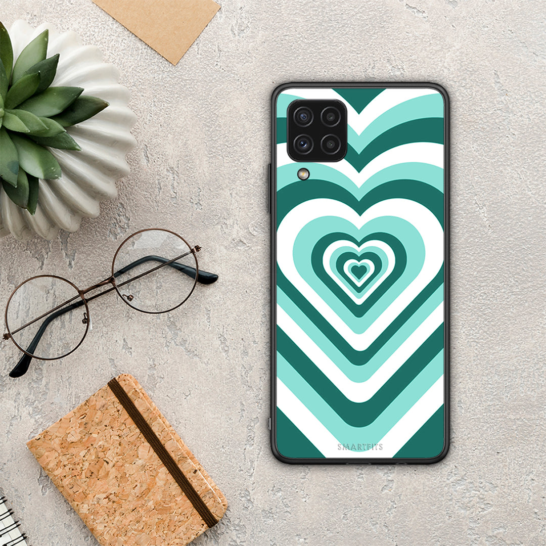 Green Hearts - Samsung Galaxy A22 4G θήκη