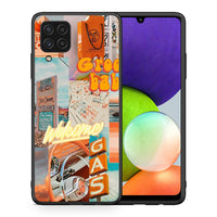 Thumbnail for Θήκη Αγίου Βαλεντίνου Samsung A22 4G Groovy Babe από τη Smartfits με σχέδιο στο πίσω μέρος και μαύρο περίβλημα | Samsung A22 4G Groovy Babe case with colorful back and black bezels