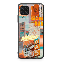 Thumbnail for Samsung A22 4G Groovy Babe Θήκη Αγίου Βαλεντίνου από τη Smartfits με σχέδιο στο πίσω μέρος και μαύρο περίβλημα | Smartphone case with colorful back and black bezels by Smartfits