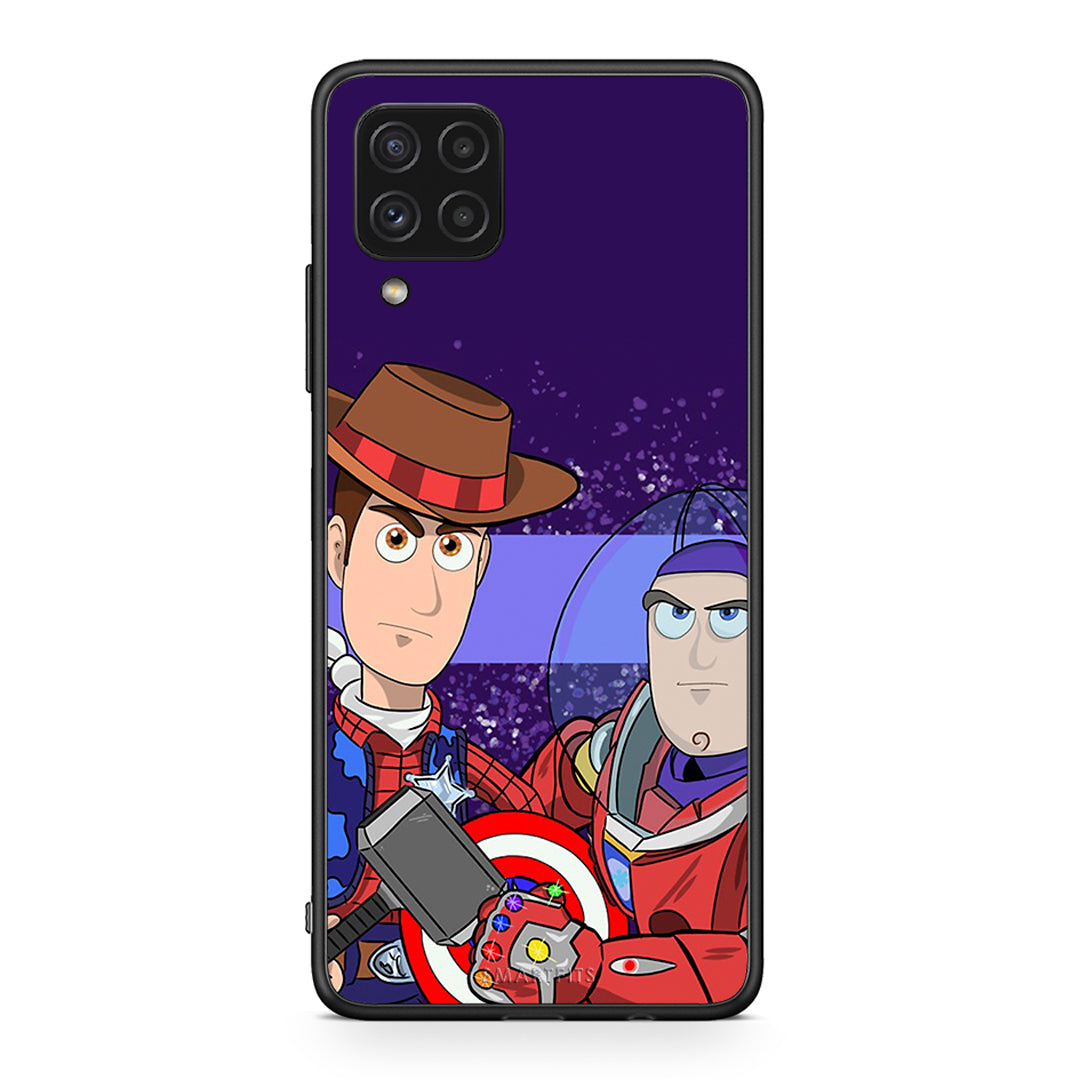 Samsung A22 4G Infinity Story θήκη από τη Smartfits με σχέδιο στο πίσω μέρος και μαύρο περίβλημα | Smartphone case with colorful back and black bezels by Smartfits