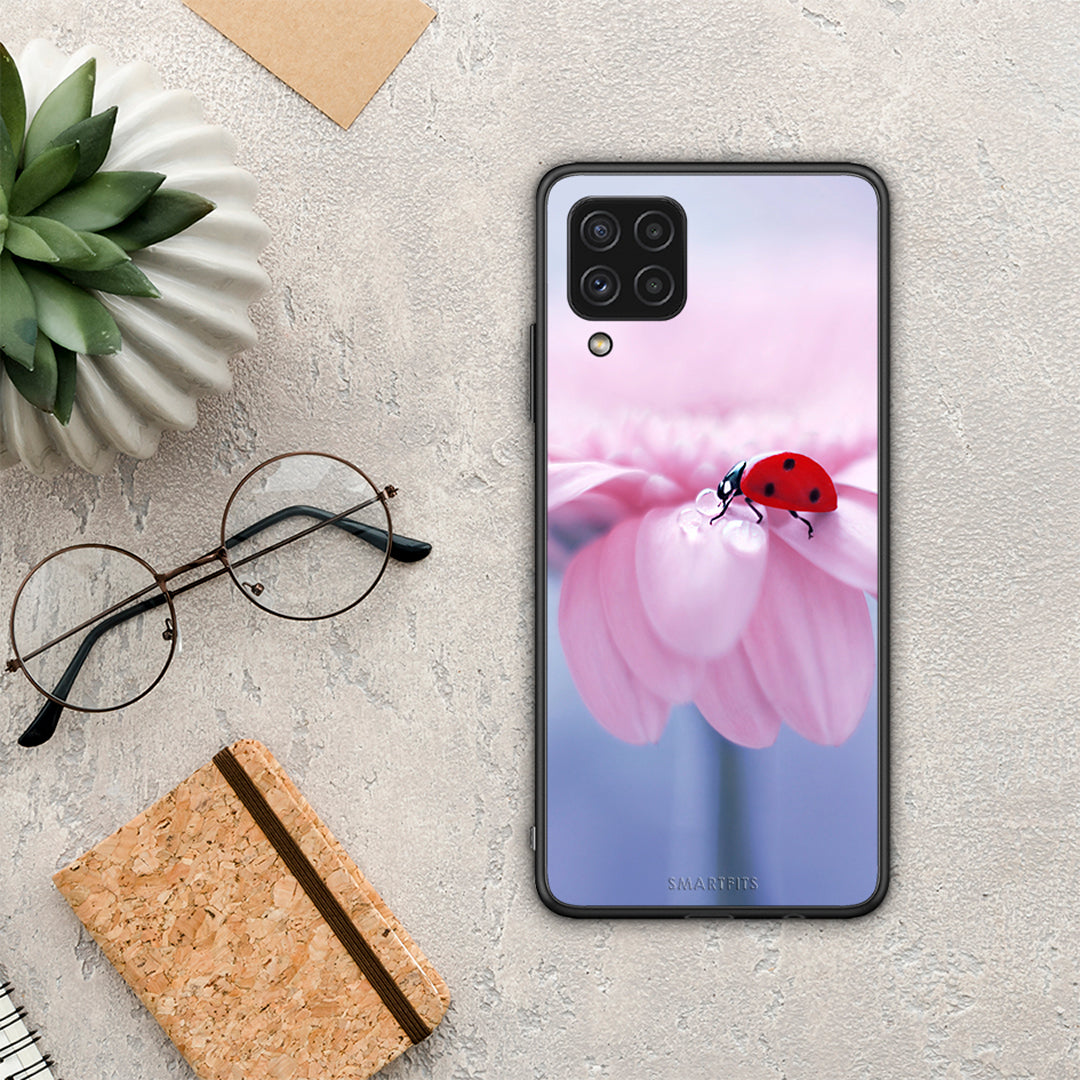 Ladybug Flower - Samsung Galaxy A22 4G θήκη