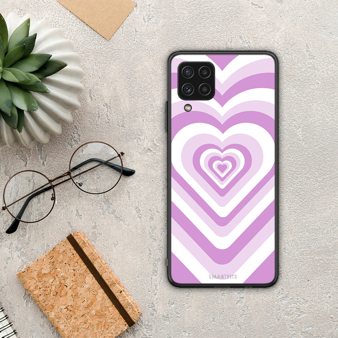 Lilac Hearts - Samsung Galaxy A22 4G θήκη