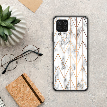 Marble Gold Geometric - Samsung Galaxy A22 4G θήκη