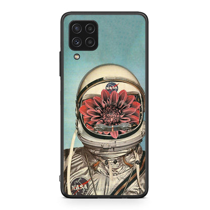 Samsung A22 4G Nasa Bloom θήκη από τη Smartfits με σχέδιο στο πίσω μέρος και μαύρο περίβλημα | Smartphone case with colorful back and black bezels by Smartfits