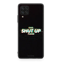 Thumbnail for Samsung A22 4G OMG ShutUp θήκη από τη Smartfits με σχέδιο στο πίσω μέρος και μαύρο περίβλημα | Smartphone case with colorful back and black bezels by Smartfits