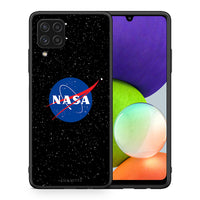 Thumbnail for Θήκη Samsung A22 4G NASA PopArt από τη Smartfits με σχέδιο στο πίσω μέρος και μαύρο περίβλημα | Samsung A22 4G NASA PopArt case with colorful back and black bezels