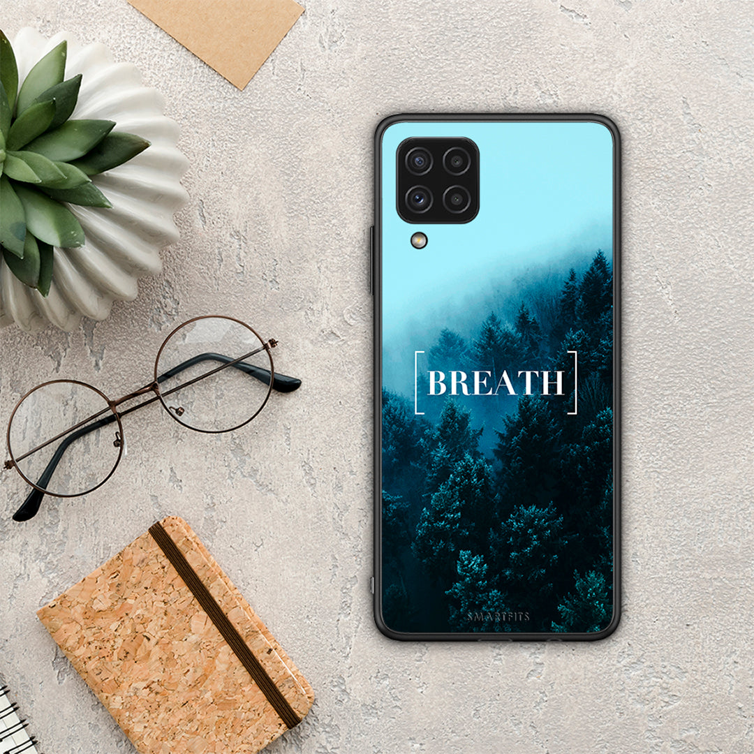 Quote Breath - Samsung Galaxy A22 4G θήκη