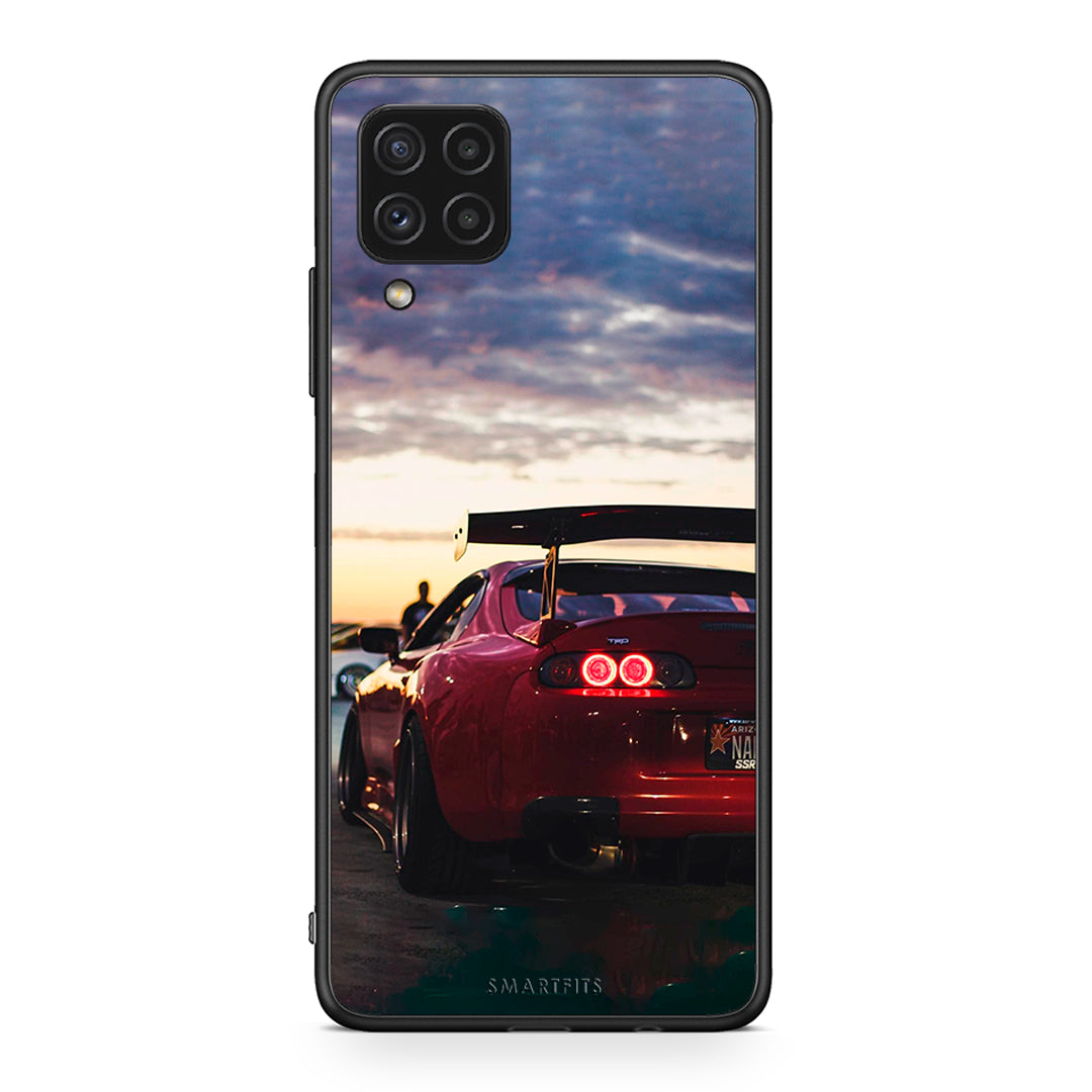 Samsung A22 4G Racing Supra θήκη από τη Smartfits με σχέδιο στο πίσω μέρος και μαύρο περίβλημα | Smartphone case with colorful back and black bezels by Smartfits