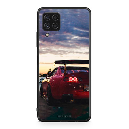 Samsung A22 4G Racing Supra θήκη από τη Smartfits με σχέδιο στο πίσω μέρος και μαύρο περίβλημα | Smartphone case with colorful back and black bezels by Smartfits