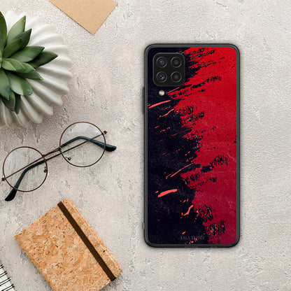 Red Paint - Samsung Galaxy A22 4G θήκη