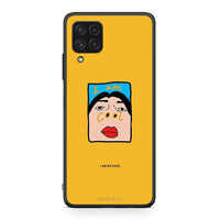 Thumbnail for Samsung A22 4G So Cool Θήκη Αγίου Βαλεντίνου από τη Smartfits με σχέδιο στο πίσω μέρος και μαύρο περίβλημα | Smartphone case with colorful back and black bezels by Smartfits