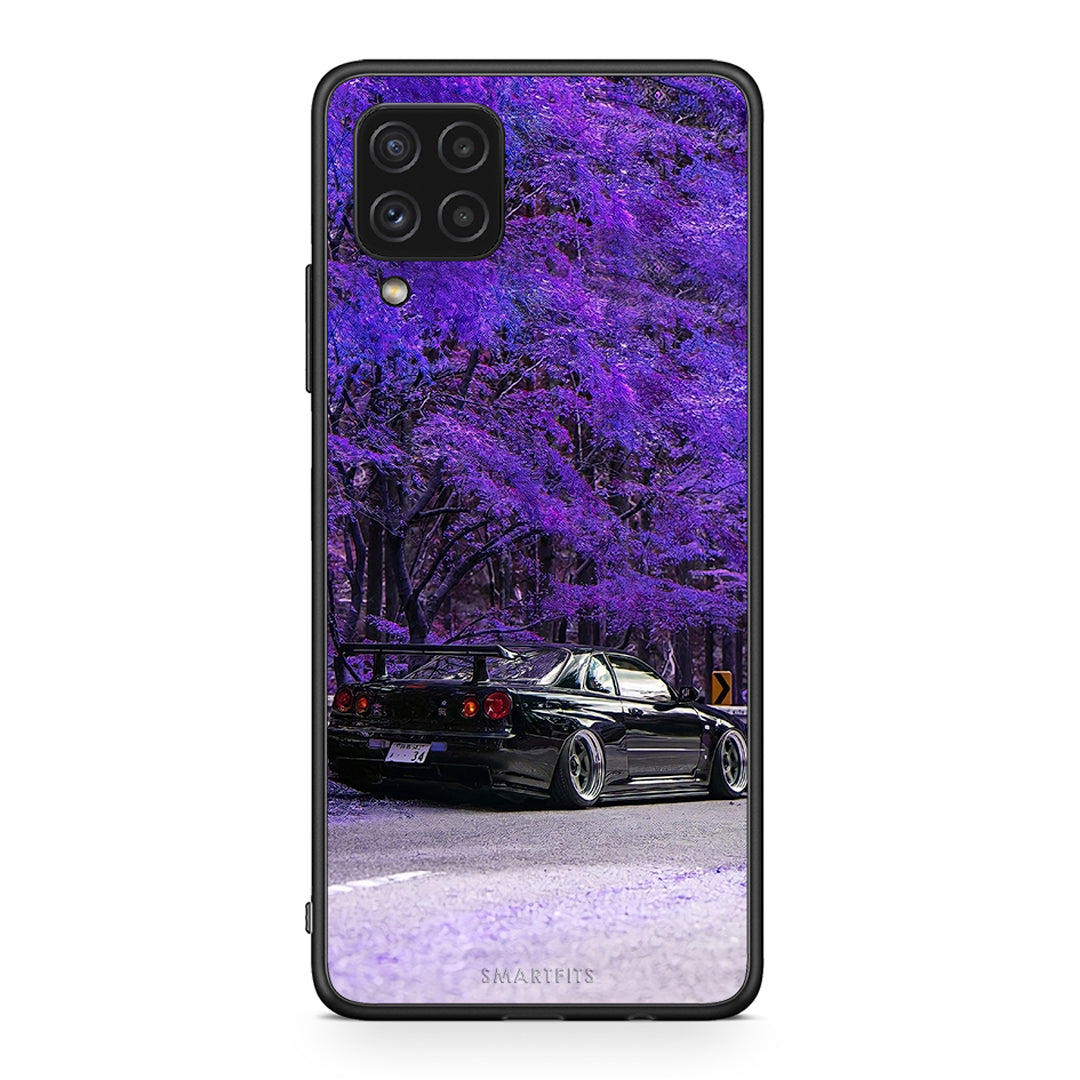 Samsung A22 4G Super Car Θήκη Αγίου Βαλεντίνου από τη Smartfits με σχέδιο στο πίσω μέρος και μαύρο περίβλημα | Smartphone case with colorful back and black bezels by Smartfits