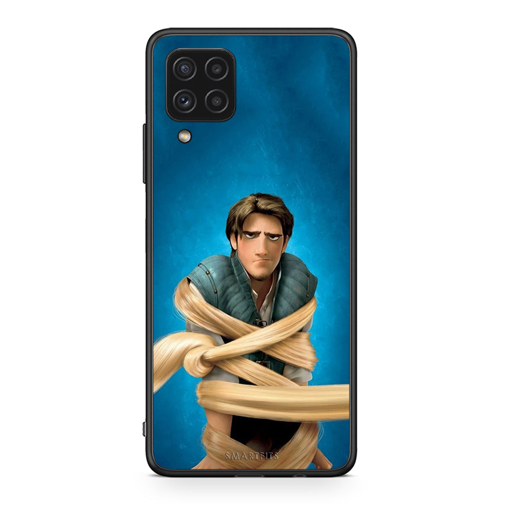 Samsung A22 4G Tangled 1 Θήκη Αγίου Βαλεντίνου από τη Smartfits με σχέδιο στο πίσω μέρος και μαύρο περίβλημα | Smartphone case with colorful back and black bezels by Smartfits