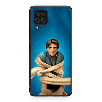 Samsung A22 4G Tangled 1 Θήκη Αγίου Βαλεντίνου από τη Smartfits με σχέδιο στο πίσω μέρος και μαύρο περίβλημα | Smartphone case with colorful back and black bezels by Smartfits