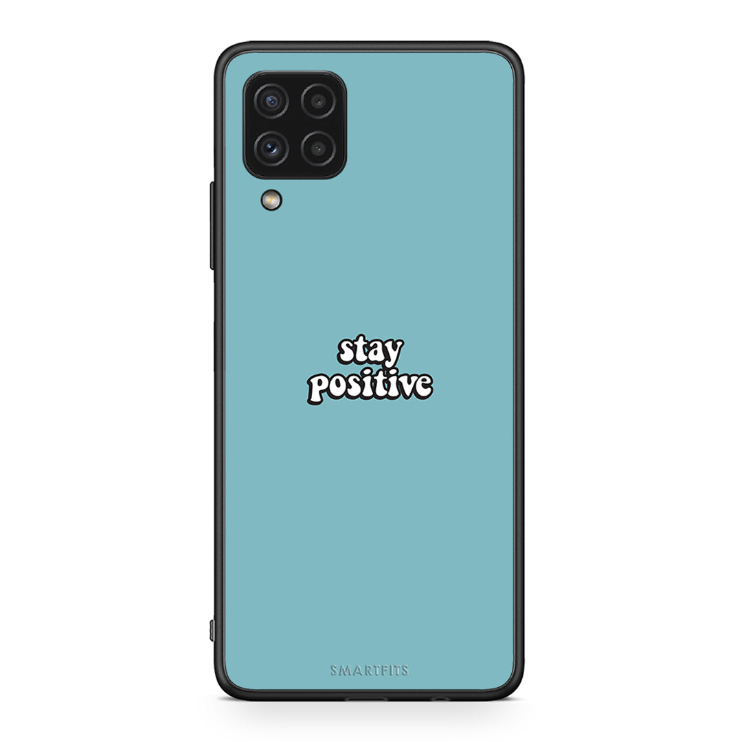 4 - Samsung A22 4G Positive Text case, cover, bumper