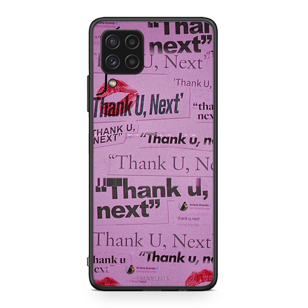 Samsung A22 4G Thank You Next Θήκη Αγίου Βαλεντίνου από τη Smartfits με σχέδιο στο πίσω μέρος και μαύρο περίβλημα | Smartphone case with colorful back and black bezels by Smartfits