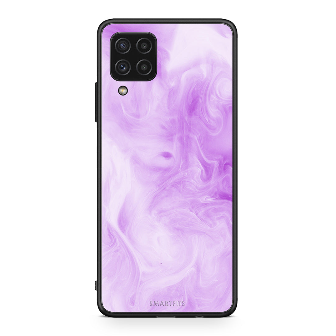 99 - Samsung A22 4G Watercolor Lavender case, cover, bumper