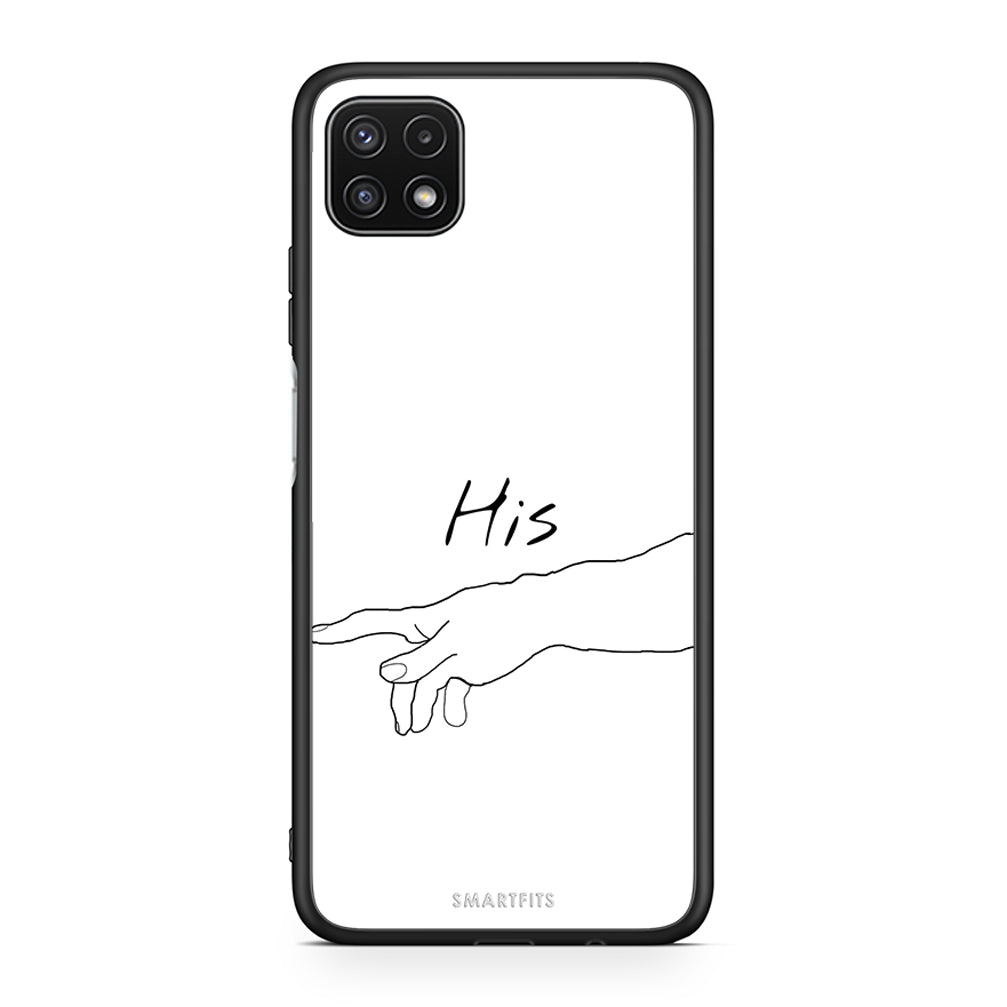 Samsung A22 5G Aeshetic Love 2 Θήκη Αγίου Βαλεντίνου από τη Smartfits με σχέδιο στο πίσω μέρος και μαύρο περίβλημα | Smartphone case with colorful back and black bezels by Smartfits