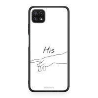 Thumbnail for Samsung A22 5G Aeshetic Love 2 Θήκη Αγίου Βαλεντίνου από τη Smartfits με σχέδιο στο πίσω μέρος και μαύρο περίβλημα | Smartphone case with colorful back and black bezels by Smartfits