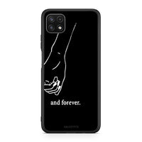 Thumbnail for Samsung A22 5G Always & Forever 2 Θήκη Αγίου Βαλεντίνου από τη Smartfits με σχέδιο στο πίσω μέρος και μαύρο περίβλημα | Smartphone case with colorful back and black bezels by Smartfits