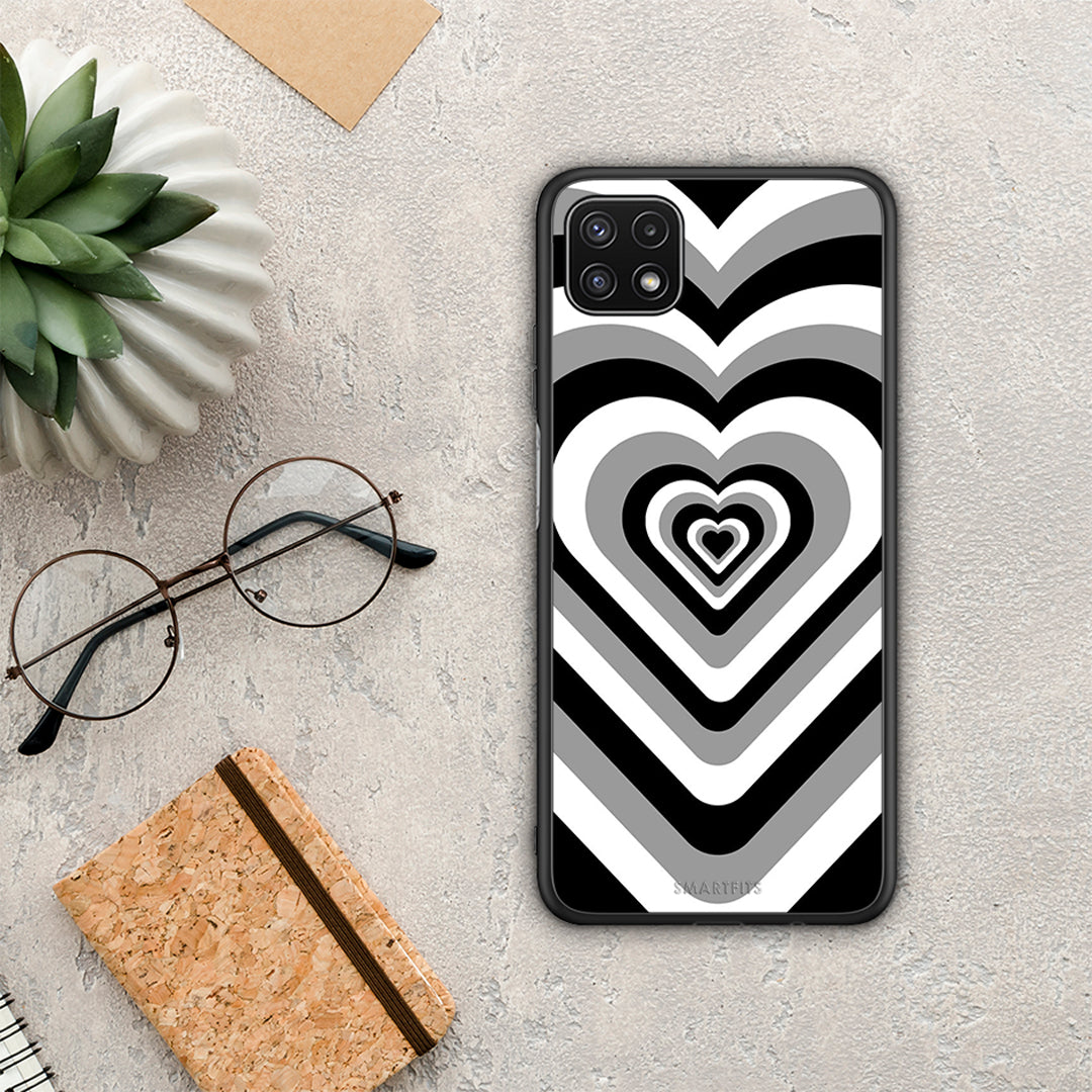 Black Hearts - Samsung Galaxy A22 5G θήκη