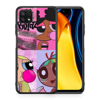 Thumbnail for Θήκη Αγίου Βαλεντίνου Samsung A22 5G Bubble Girls από τη Smartfits με σχέδιο στο πίσω μέρος και μαύρο περίβλημα | Samsung A22 5G Bubble Girls case with colorful back and black bezels