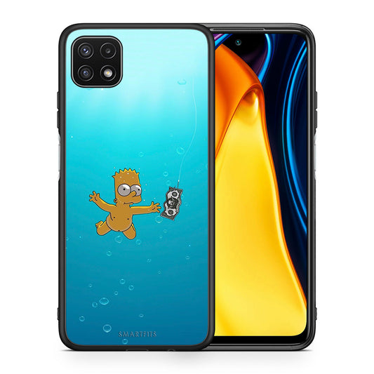 Θήκη Samsung A22 5G Chasing Money από τη Smartfits με σχέδιο στο πίσω μέρος και μαύρο περίβλημα | Samsung A22 5G Chasing Money case with colorful back and black bezels