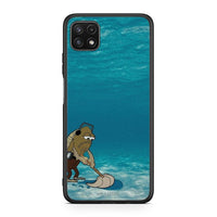 Thumbnail for Samsung A22 5G Clean The Ocean Θήκη από τη Smartfits με σχέδιο στο πίσω μέρος και μαύρο περίβλημα | Smartphone case with colorful back and black bezels by Smartfits