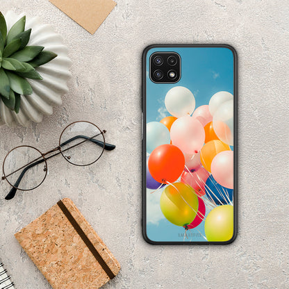 Colorful Balloons - Samsung Galaxy A22 5G θήκη
