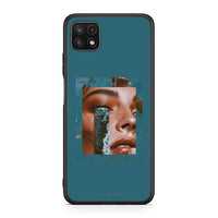 Thumbnail for Samsung A22 5G Cry An Ocean θήκη από τη Smartfits με σχέδιο στο πίσω μέρος και μαύρο περίβλημα | Smartphone case with colorful back and black bezels by Smartfits