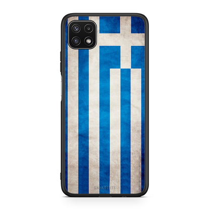 4 - Samsung A22 5G Greeek Flag case, cover, bumper