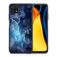 Thumbnail for Θήκη Samsung A22 5G Blue Sky Galaxy από τη Smartfits με σχέδιο στο πίσω μέρος και μαύρο περίβλημα | Samsung A22 5G Blue Sky Galaxy case with colorful back and black bezels