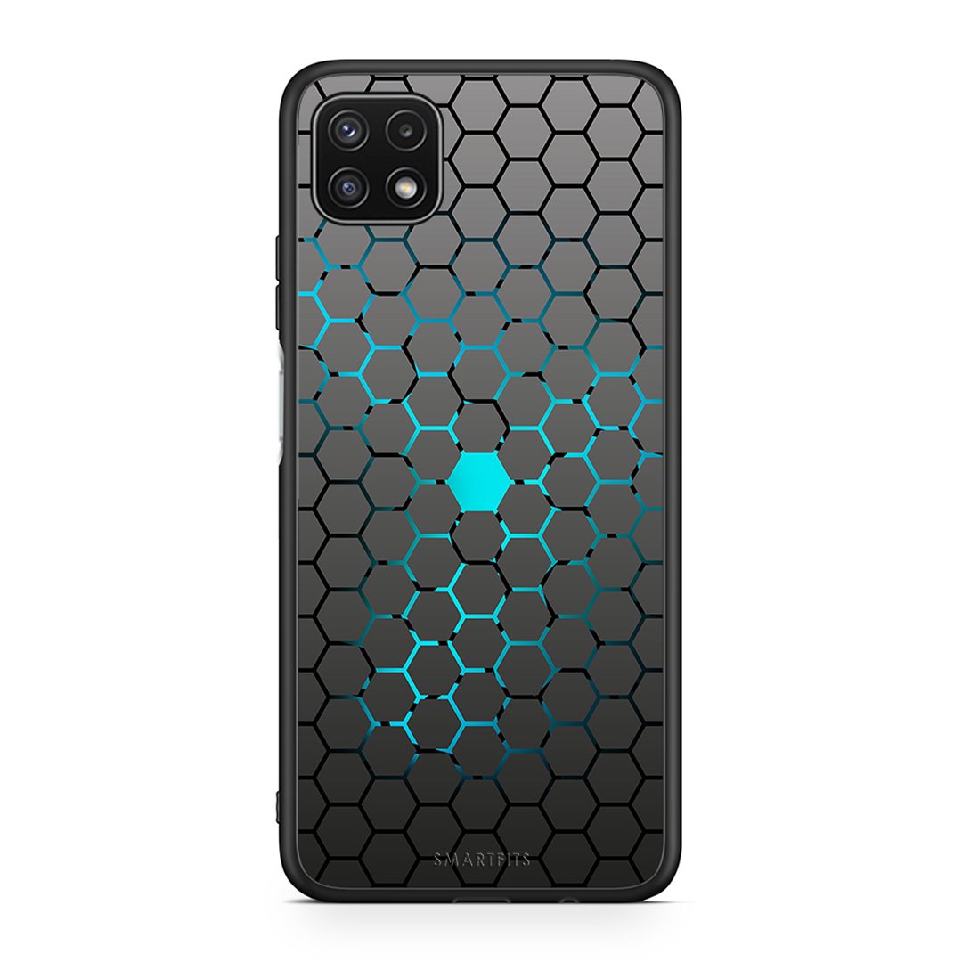 40 - Samsung A22 5G Hexagonal Geometric case, cover, bumper