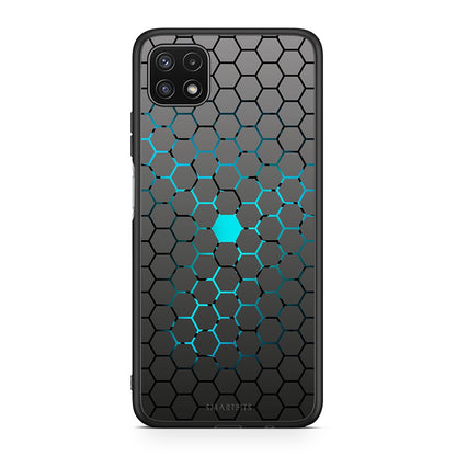 40 - Samsung A22 5G Hexagonal Geometric case, cover, bumper