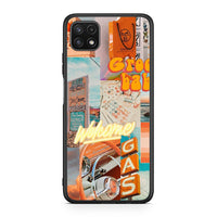 Thumbnail for Samsung A22 5G Groovy Babe Θήκη Αγίου Βαλεντίνου από τη Smartfits με σχέδιο στο πίσω μέρος και μαύρο περίβλημα | Smartphone case with colorful back and black bezels by Smartfits