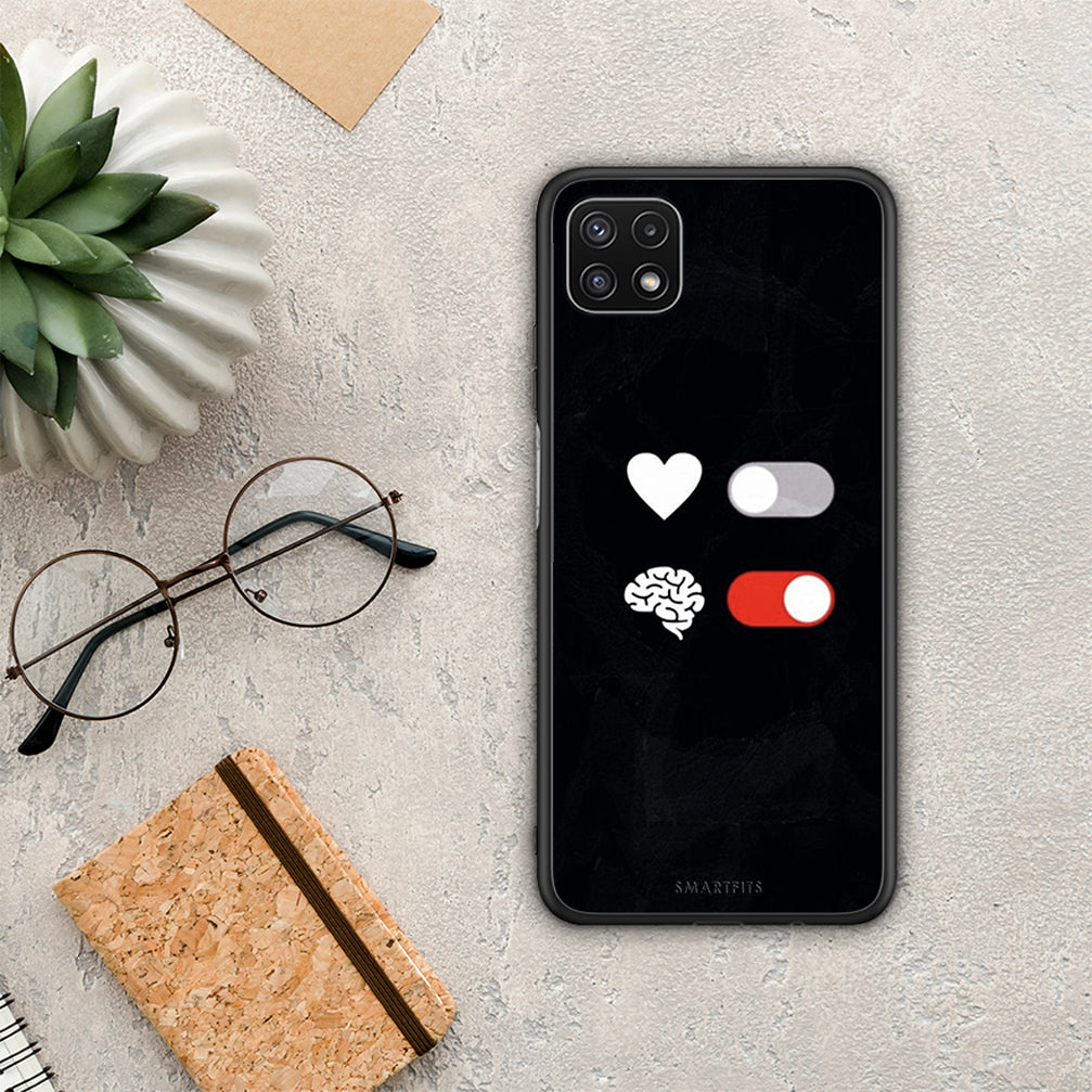 Heart Vs Brain - Samsung Galaxy A22 5G θήκη