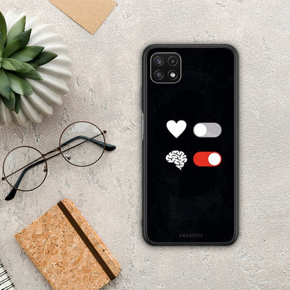 Heart Vs Brain - Samsung Galaxy A22 5G θήκη