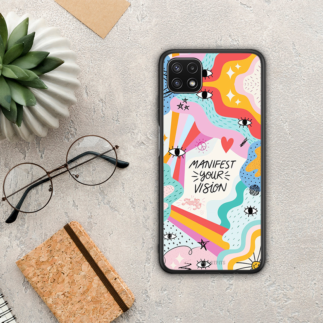 Manifest Your Vision - Samsung Galaxy A22 5G θήκη