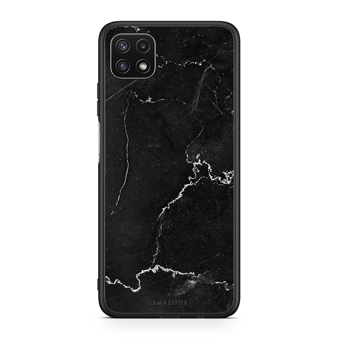 Samsung A22 5G Marble Black θήκη από τη Smartfits με σχέδιο στο πίσω μέρος και μαύρο περίβλημα | Smartphone case with colorful back and black bezels by Smartfits