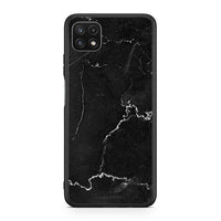 Thumbnail for Samsung A22 5G Marble Black θήκη από τη Smartfits με σχέδιο στο πίσω μέρος και μαύρο περίβλημα | Smartphone case with colorful back and black bezels by Smartfits