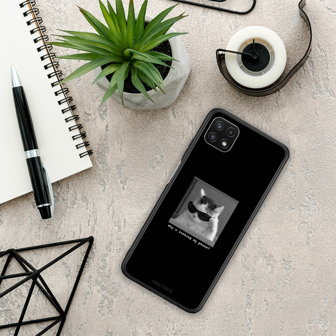 Meme Cat - Samsung Galaxy A22 5G θήκη